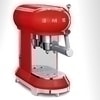 Smeg koffiemachine ECF01 in retro jaren 50 stijl