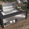 SMEG inbouw gas barbecue BIBQ1205H SMEG inbouw gas barbecue BIBQ1205H