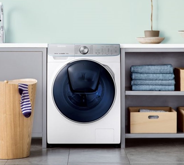 Samsung QuickDrive wasmachines: volle waskracht, halve tijd Samsung QuickDrive