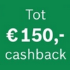 Bosch cashback actie - tot €150,- op ovens, kookplaten en fornuizen