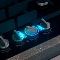 Siemens gaskookplaat met stepFlame technologie