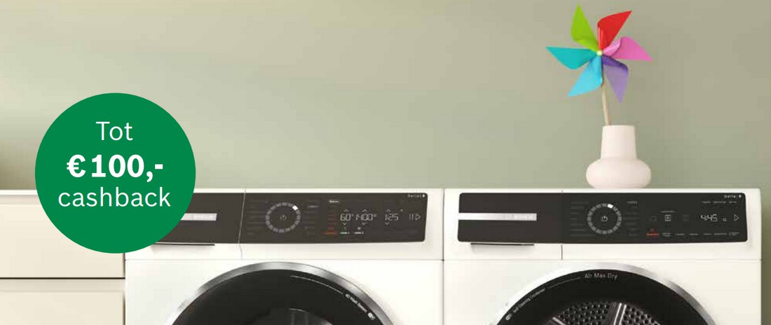 Bosch cashback actie 2025 - tot €100 retour