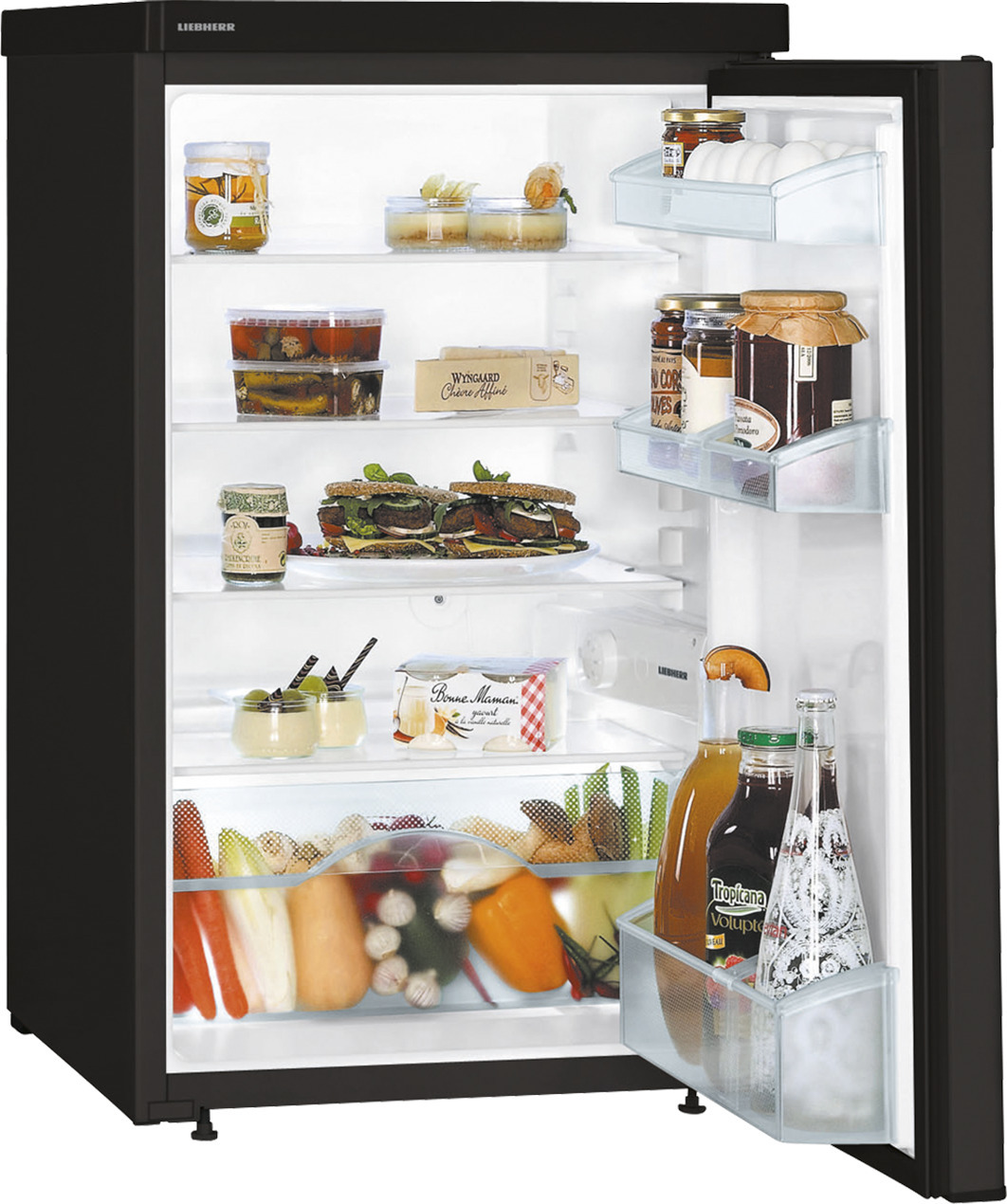 liebherr tb1400 21 tafelmodel koelkast zwart