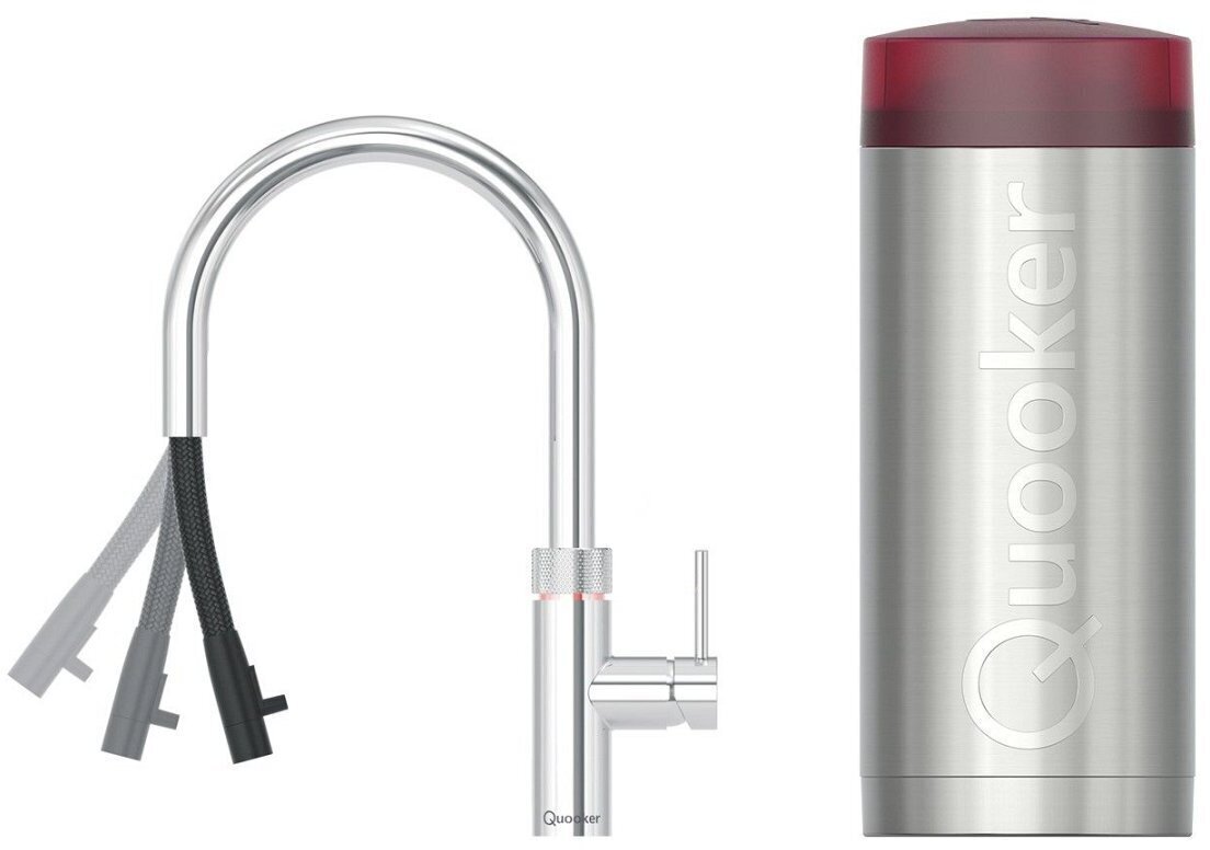 Connex COX260100 Loodgieterslang Zilver/Rood - 9 Mm X 10 M Met Houten Zwengel