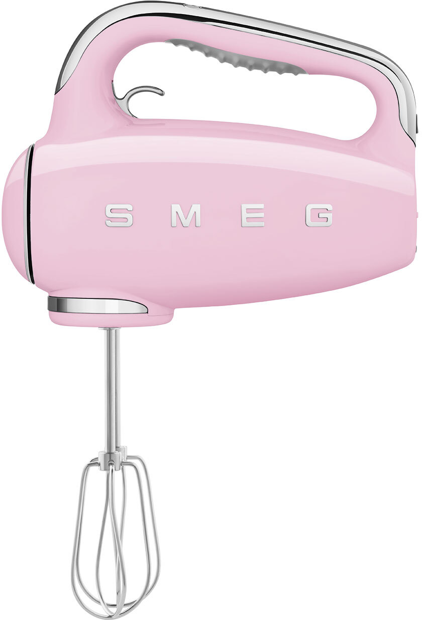 veel plezier motief september Smeg HMF01PKEU mixer roze - De Schouw Witgoed