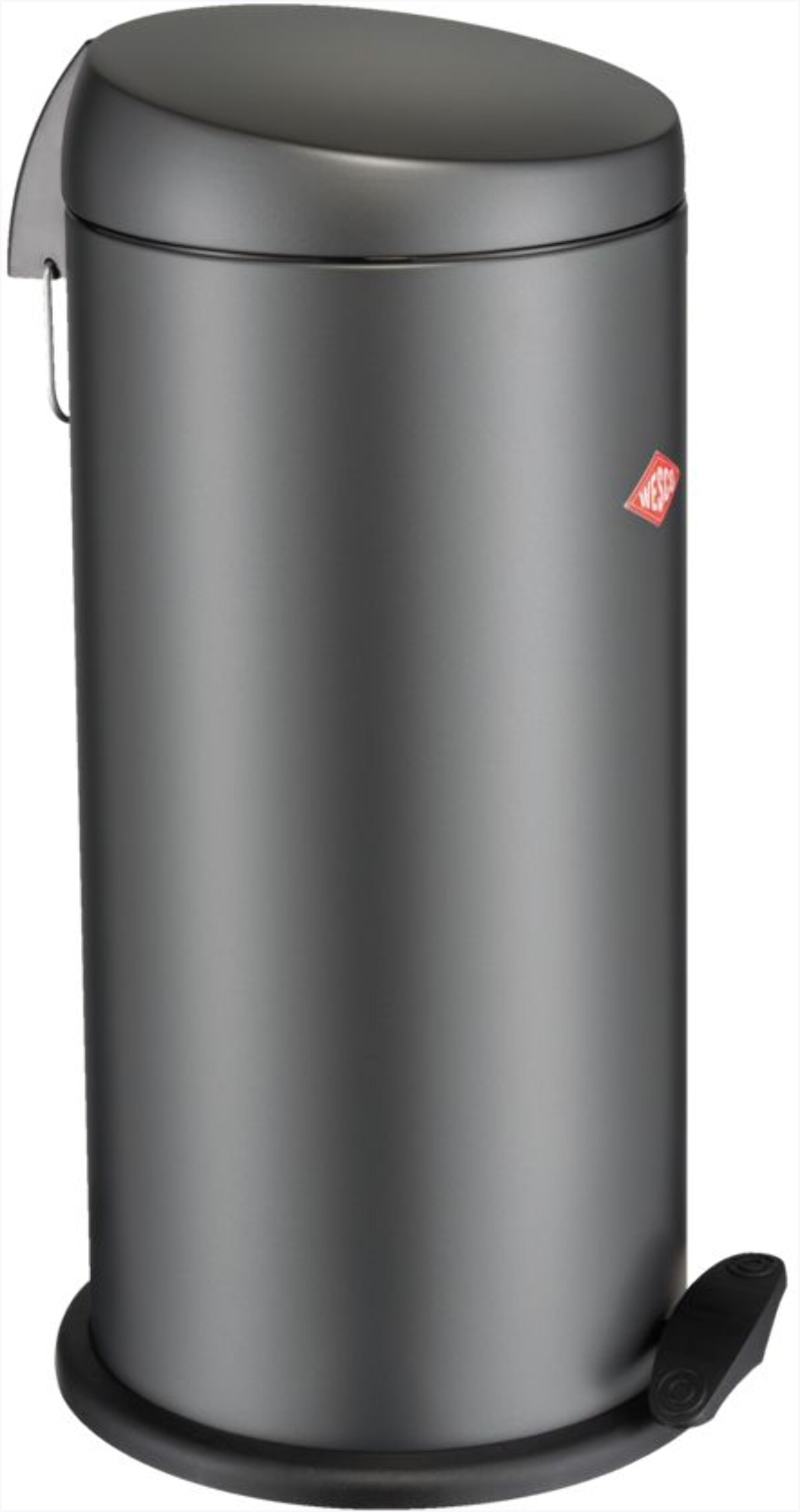 WESCO Classico Secchio Rifiuti CAPBOY MAXI 22L - Colore Mandorla, Lamiera Acciaio Verniciata, Pedale, Inserti Metallici - Pattumiera Da Cucina O Ufficio