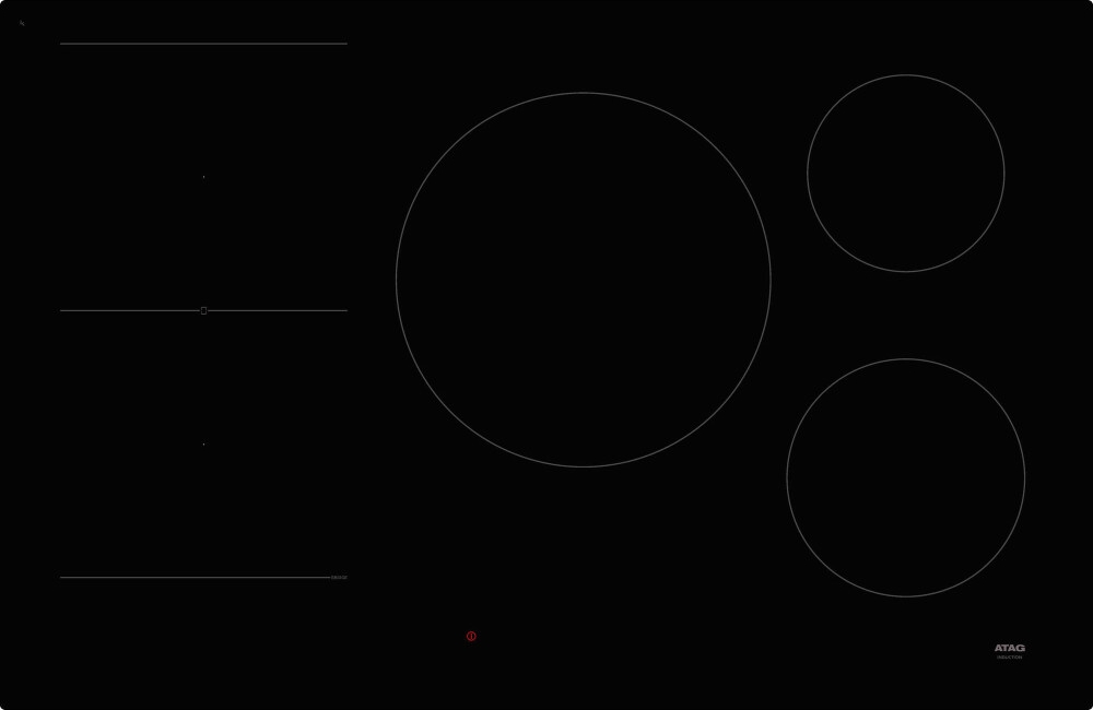 Atag HI08571EV Inductie inbouwkookplaat