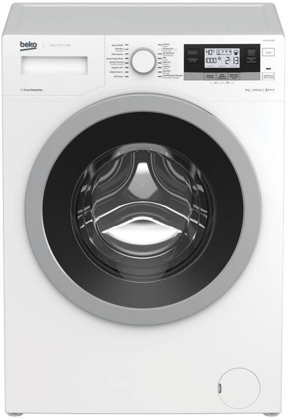 Ontoegankelijk Inhalen Efficiënt WTV8734XSO Beko wasmachine, 8 kg. en 1400 toeren