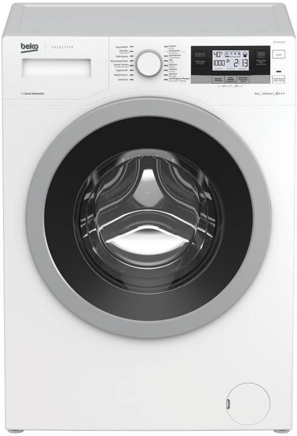 WTV8734XSO wasmachine, 8 kg. 1400 toeren