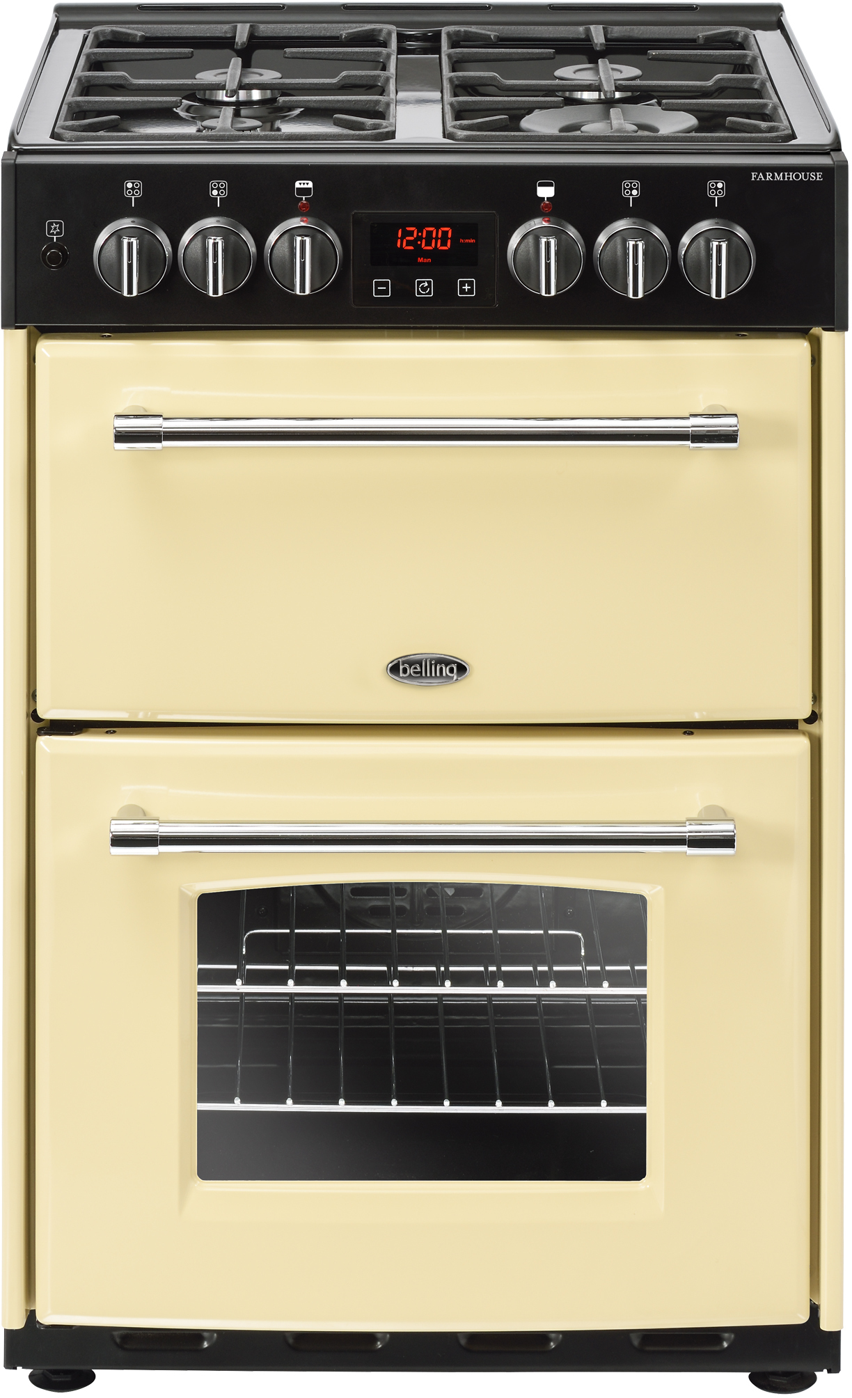 Belling Farmhouse 60 DF EU Creme gas fornuis creme