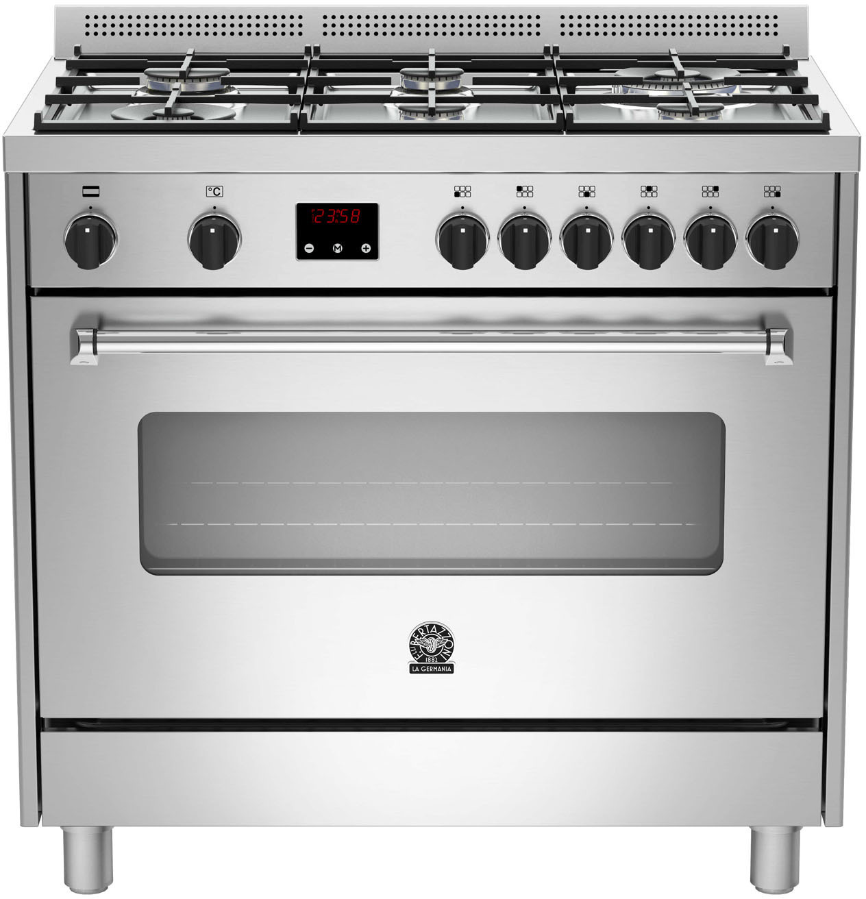 Bertazzoni AMS96D61BX gas fornuis - rvs