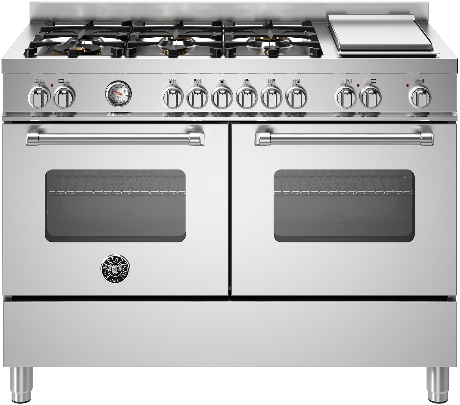 tegel Draad timmerman Bertazzoni MAS126G2EXT fornuis rvs - De Schouw Witgoed