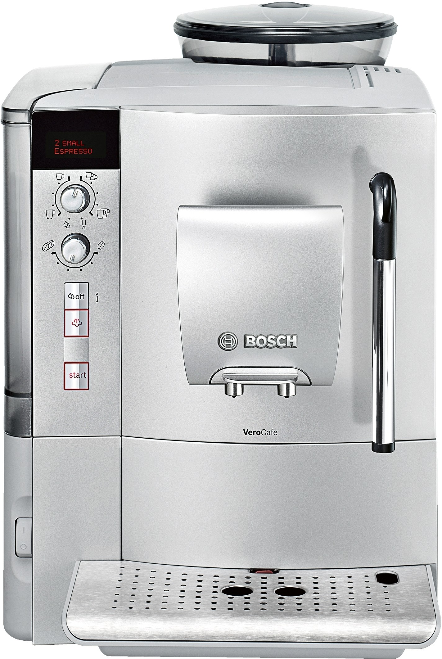 lager Inspireren Identificeren Bosch TES50221RW koffiemachine rvs-look