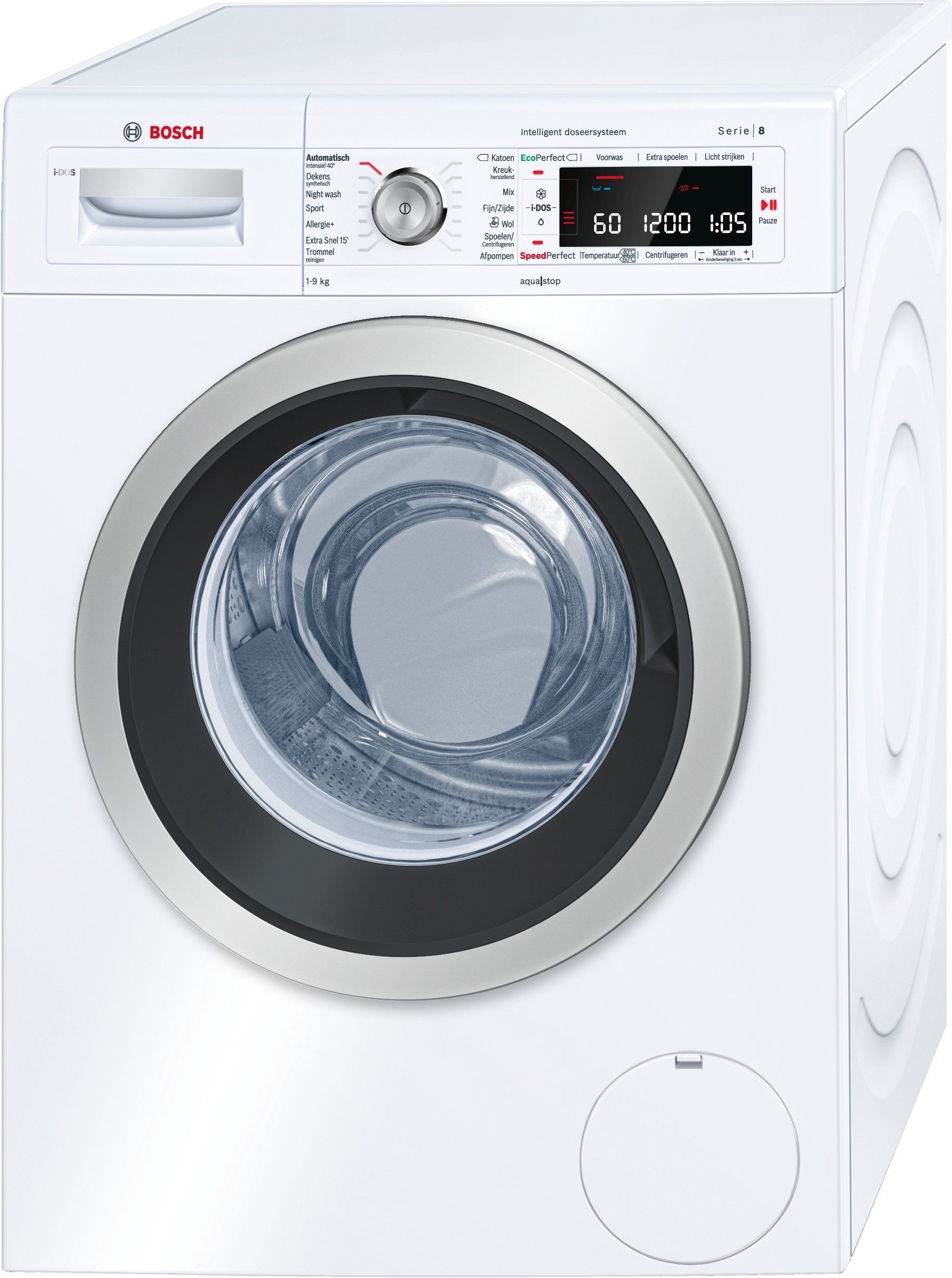 Conclusie Uitschakelen Nationale volkstelling WAW32642NL Bosch wasmachine, 9 kg. en 1600 toeren