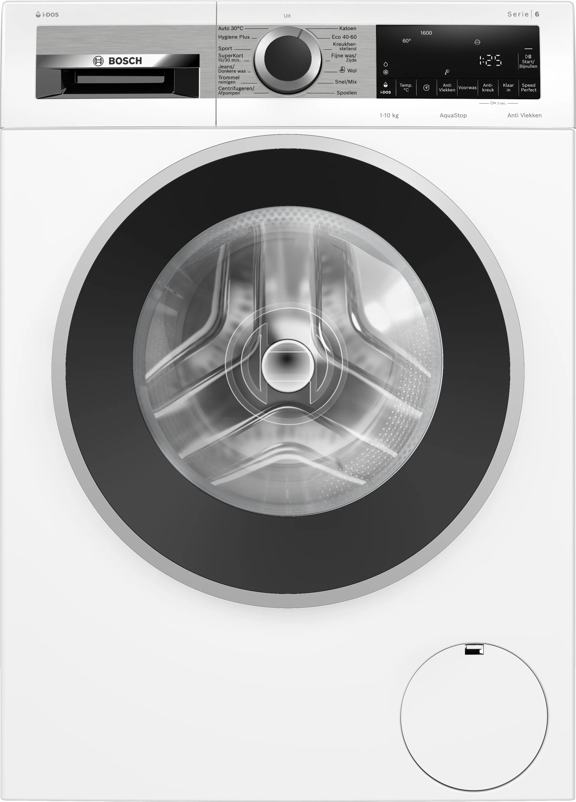 auteursrechten prototype matig Bosch WGG256A7NL wasmachine, 10 kg. en 1600 toeren