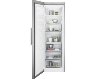 AEG vrieskast grijs met vlekvrij rvs deur AGB728E4NX