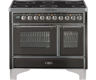 BORETTI fornuis inductie antraciet MBRI104AN