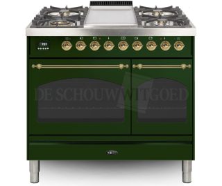 BORETTI fornuis gasoven groen VFPN94GRG