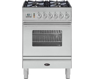 BORETTI fornuis gasoven roestvrijstaal VP64IXG