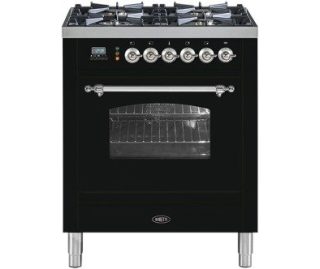 BORETTI fornuis gasoven zwart VPNR74ZWG