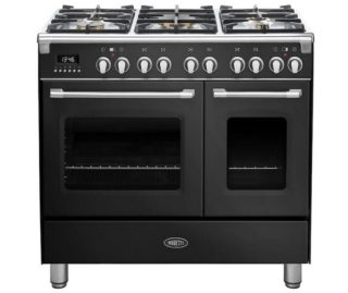 BORETTI fornuis zwart CFBG902ZW3