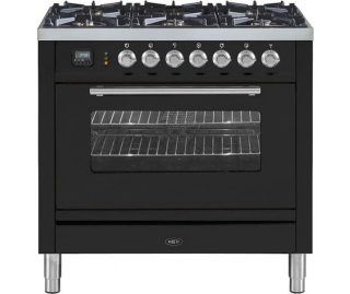 BORETTI fornuis antraciet VP96ANDF Dual Fuel