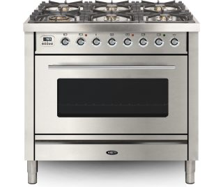 BORETTI fornuis rvs VP96IX