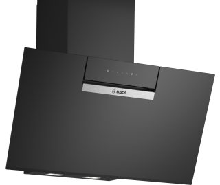 BOSCH afzuigkap wand zwart DWK87FN60