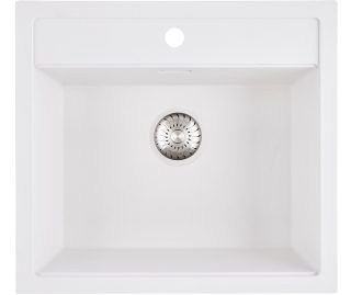 CARESSI spoelbak wit CAGR50KRWH-TU