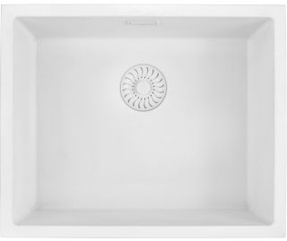 CARESSI spoelbak wit CAGRPP50WH-TU