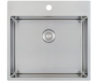 CARESSI spoelbak rvs CAPP50KR10