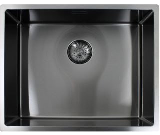 CARESSI spoelbak gun metal CAPP50R10GM