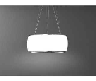 FALMEC afzuigkap eiland wit glas SOFFIO58W