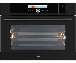 PELGRIM combi-stoomoven mat zwart OVS824MAT