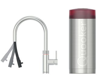 QUOOKER kokend water kraan COMBI+ Flex Round RVS