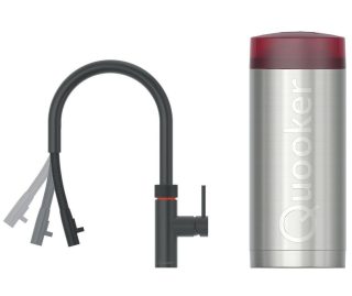QUOOKER kokend water kraan COMBI+ Flex Round ZWART