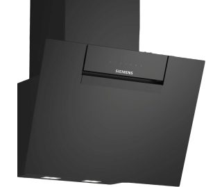 SIEMENS afzuigkap wand zwart LC67KFN60