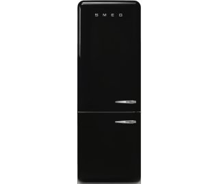 SMEG koelkast zwart FAB38LBL6