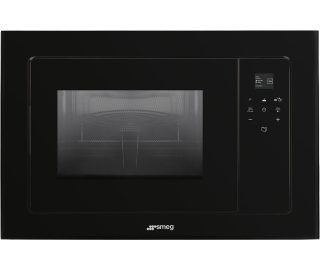 SMEG magnetron met grill zwart FMI120B3
