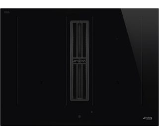 SMEG inductie kookplaat met afzuiging inbouw HOBD472D2