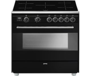 SMEG fornuis inductie zwart BG91IN9-1