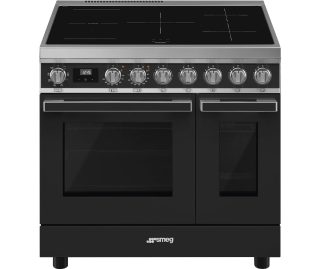 SMEG fornuis inductie antraciet CPF92IMA