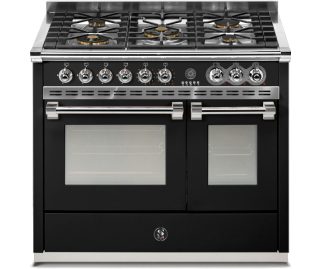 STEEL fornuis gas Ascot A10FF-4M antraciet/chroom