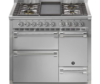 STEEL fornuis gas Ascot AQ10SFF-D-4T