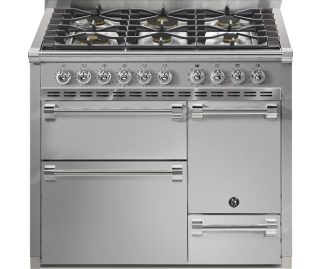 STEEL fornuis gas Ascot AQ10SFF-D-6W