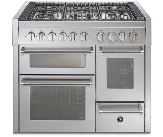 STEEL fornuis gas Genesi GQ10SFF-6W