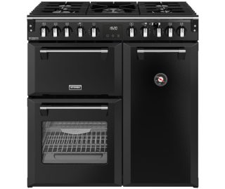 STOVES fornuis gas RICHMOND 90 DF DX ZWART