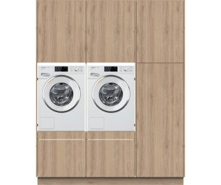WASMACHINEKAST kast FLUSH Natural Ash