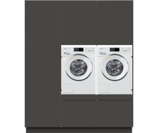 WASMACHINEKAST kast HIGH CARD metallic black