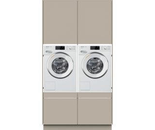 WASMACHINEKAST kast STRAIGHT beige grijs